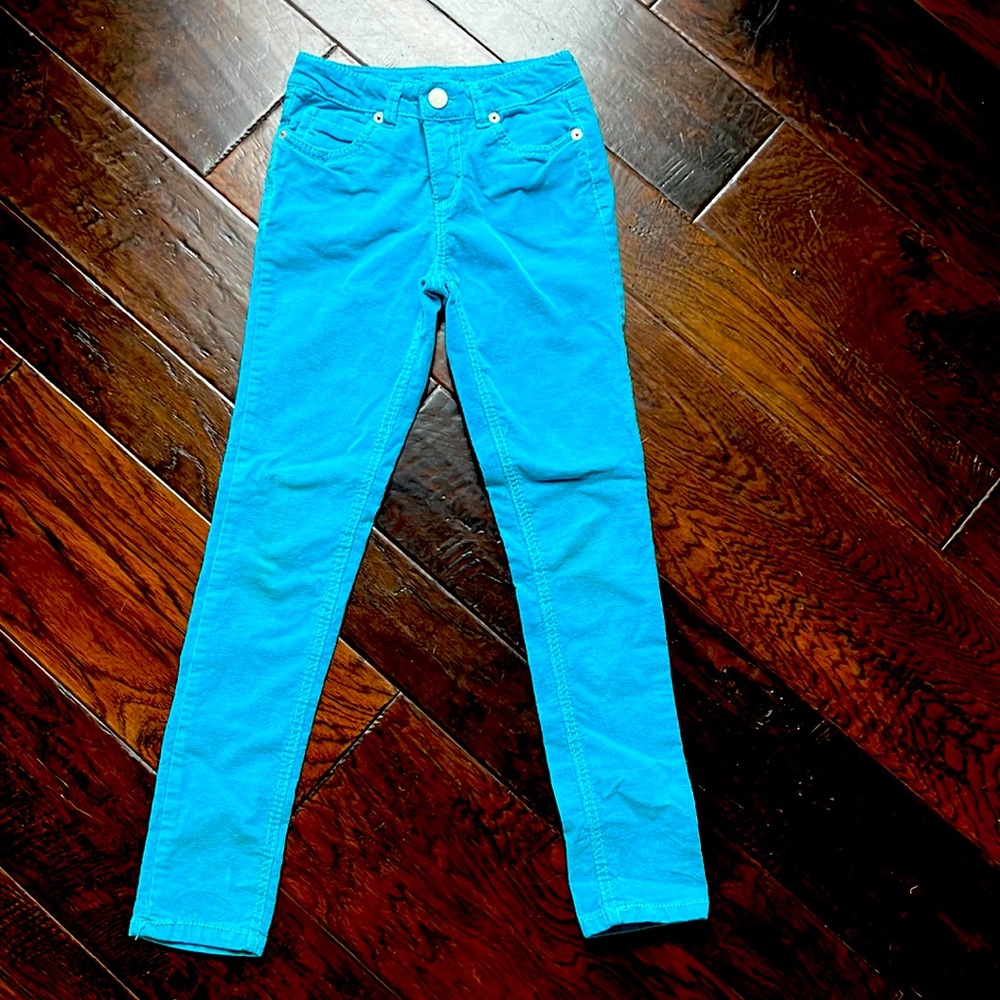 Stretchy velvet jeans